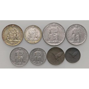 Pio XII (1939-1958) 10, 5, 2 e una Lira, 50, 20, 10 e 5...