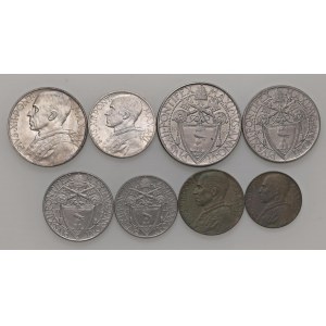 Pio XII (1939-1958) 10, 5, 2 e una Lira, 50, 20, 10 e 5...
