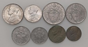Pius XII (1939-1958) 10, 5, 2 and 1 Lira, 50, 20, 10 and 5...