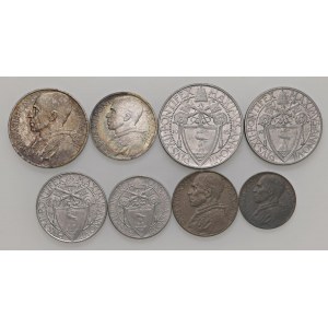 Pio XII (1939-1958) 10, 5, 2 e una Lira, 50, 20, 10 e 5...