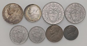 Pius XII (1939-1958) 10, 5, 2 and 1 Lira, 50, 20, 10 and 5...