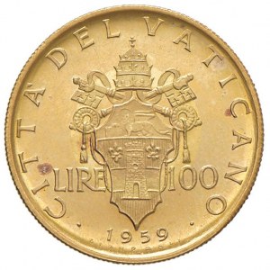 John XXIII (1958-1963) 100 Lira 1959 A. I - Nomisma...