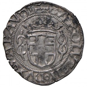 Charles II (1504-1553) Aosta - Grosso 1553 - MIR 450b MI ...