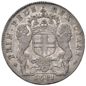 Victor Amadeus II (1680-1713) White half shield 1681 ...