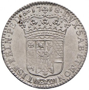 Vittorio Amedeo II (1680-1730) Lira 1718 - MIR 886b AG ...