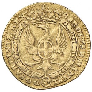 Karel Emanuel III (1730-1755) Mezzo Zecchino 1744 - č...