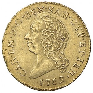 Carlo Emanuele III (1730-1773) Mezza doppia 1769 - Nomi...
