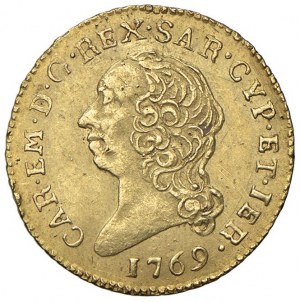 Charles Emmanuel III (1730-1773) Half double 1769 - Names...