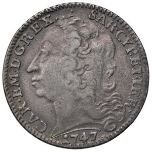 Charles Emmanuel III (1755-1773) Lira 1747 - Nomisma 25 A...