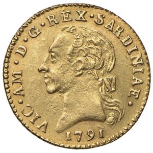 Vittorio Amedeo III (1773-1796) Doppia 1791 - Nomisma 2...