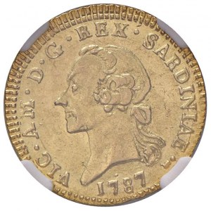Victor Amadeus III (1773-1796) Half double 1787 - Nom...