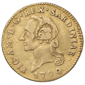 Victor Amadeus III (1773-1796) Poloviční dvojník 1794 - Nom...