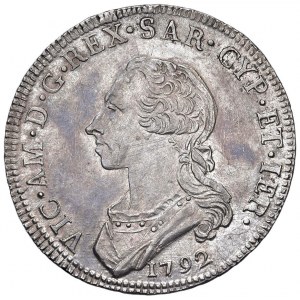 Victor Amadeus III (1773-1796) Polštář 1792 - Jména...