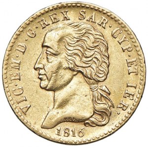 Victor Emmanuel I (1802-1821) 20 Lire 1816 - Nomisma ...