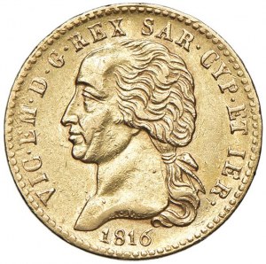 Victor Emmanuel I (1802-1821) 20 Lire 1816 - Nomisma ...
