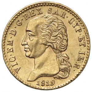 Victor Emmanuel I (1814-1821) 20 Lire 1819 - Nomisma ...