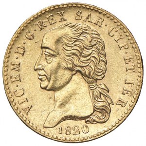Victor Emmanuel I (1814-1821) 20 Lire 1820 - Nomisma ...