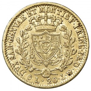 Carlo Felice (1821-1831) 20 Lire 1827 G - Nomisma 547 A...