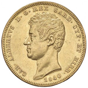 Carlo Alberto (1831-1849) 100 Lire 1840 G - Nomisma 631...