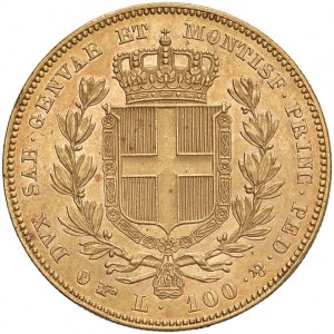 Charles Albert (1831-1849) 100 Lire 1842 T - Nomisma 633...
