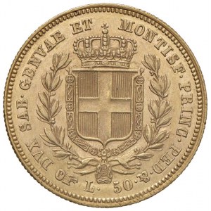 Carlo Alberto (1831-1849) 50 Lire 1836 T - Nomisma 636 ...