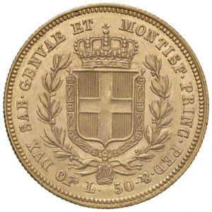 Charles Albert (1831-1849) 50 Lire 1836 T - Nomisma 636 ...