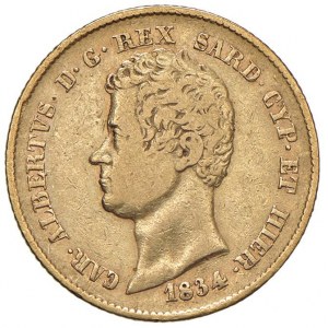 Carlo Alberto (1831-1849) 20 Lire 1834 T - Nomisma 645 ...
