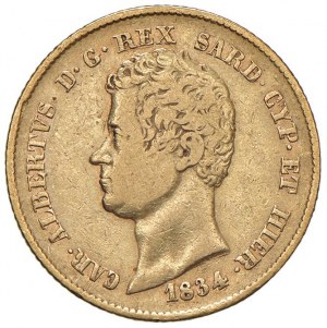 Charles Albert (1831-1849) 20 Lire 1834 T - Nomisma 645 ...