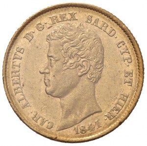 Charles Albert (1831-1849) 20 Lire 1841 G - Nomisma 654 ...