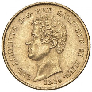 Charles Albert (1831-1849) 20 Lire 1845 T - Nomisma 659 ...