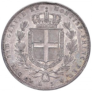 Carlo Alberto (1831-1849) 5 Lire 1843 G - Nomisma 696 A...