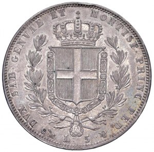 Carlo Alberto (1831-1849) 5 Lire 1843 G - Nomisma 696 A...