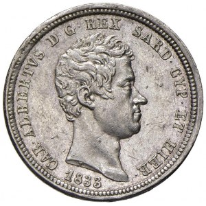 Carlo Alberto (1831-1849) 2 Lire 1833 G - Nomisma 705 A...