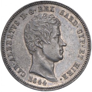 Carlo Alberto (1831-1849) 2 Lire 1844 G - Nomisma 713 A...