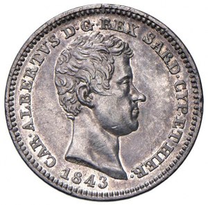 Charles Albert (1831-1849) 50 cents 1843 T - Nomisma...