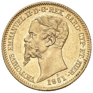 Victor Emmanuel II (1849-1861) 20 Lire 1851 G - Nomis...