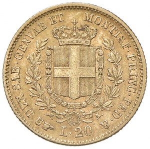 Victor Emmanuel II (1849-1861) 20 Lire 1856 T - Nomis...