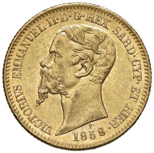 Victor Emmanuel II (1849-1861) 20 Lire 1858 G - Nomis...