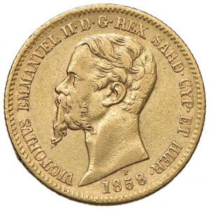 Vittorio Emanuele II (1849-1861) 20 Lire 1858 G - Nomis...