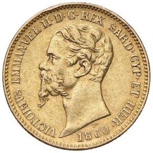 Victor Emmanuel II (1849-1861) 20 Lire 1860 G - Nomis...