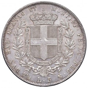 Victor Emmanuel II (1849-1861) 5 Lire 1859 G - Nomismus...