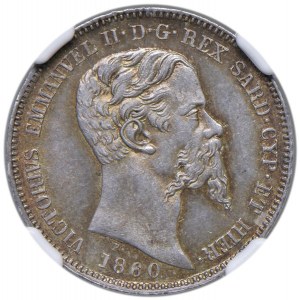 Vittorio Emanuele II (1849-1861) Lira 1860 M - Nomisma ...