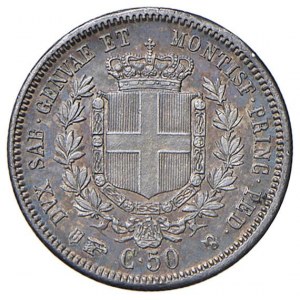 Vittorio Emanuele II (1849-1861) 50 Centesimi 1856 T - ...