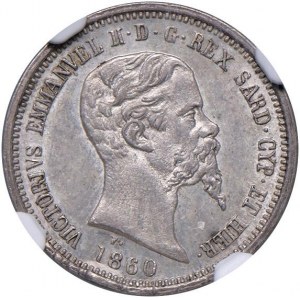 Vittorio Emanuele II (1849-1861) 50 Centesimi 1860 M - ...