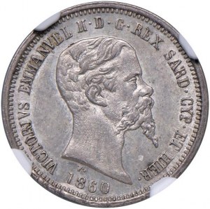 Victor Emmanuel II (1849-1861) 50 cents 1860 M - ...