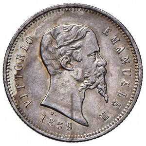 Vittorio Emanuele II Re eletto (1859-1861) 50 Centesimi...