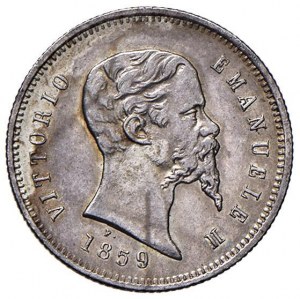 Victor Emmanuel II King Elect (1859-1861) 50 cents...