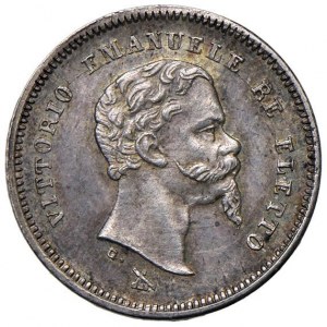 Victor Emmanuel II elected king (1859-1861) 50 cents...