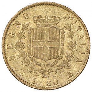 KINGDOM OF ITALY Victor Emmanuel II (1861-1878) 20 Lira...