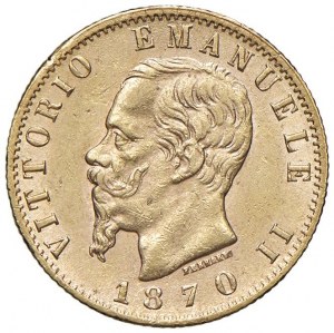 Victor Emmanuel II (1861-1878) 20 Lire 1870 T - Nomis...